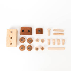 [2,6] venta al por mayor de coche de madera bloque de juguetes educativos para niños - Product Image 3