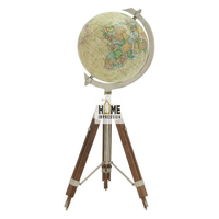 Globe terrestre en laiton à lévitation magnétique, artisanal, lourd, antique, décoratif, de luxe, pour bureau, sculpture de designer, en métal