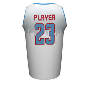 Camiseta de baloncesto personalizada para hombre y mujer, camisa de baloncesto con estampado de estrella, color blanco, personalizado, OEM, Logo antiuniforme, color negro puro - Product Image 3