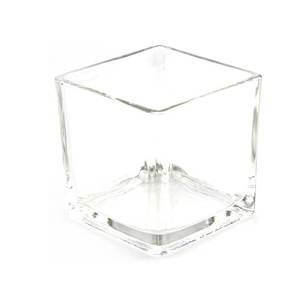 Top Vente Forme Carrée Grand <span class=keywords><strong>Vase</strong></span> En Verre - Product Image 1