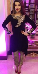 BEAUTIFUL EMBROIDERY WITH CRYSTAL GLASS BEADS,STONE ,DABKA WORK on STYLISH KAMEEZ, STUNNING <b>PANT</b> for Party-WEAR & WEDDING @ 2021 - Product Image 2
