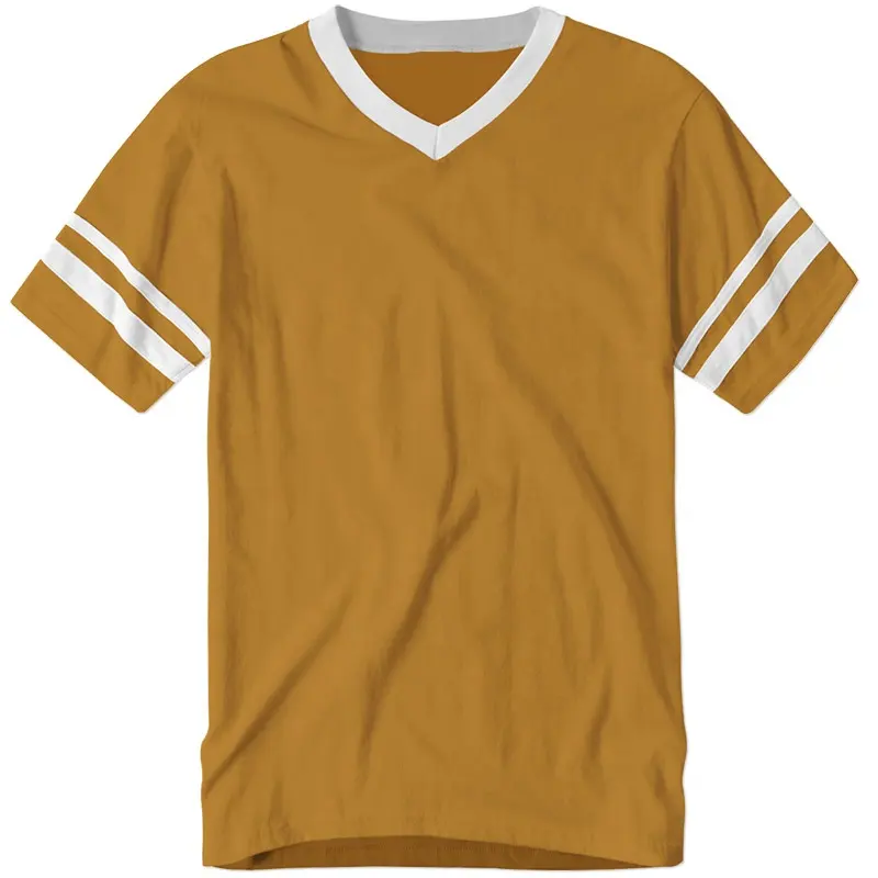 Camiseta deportiva de Color sólido de alta calidad, camiseta Unisex de manga corta 100% algodón/poliéster con estampado de logotipo personalizado para hombre