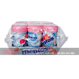 Mento โยเกิร์ตเคี้ยว-ลูกอมหมากฝรั่ง (สตรอเบอร์รี่,พีช) 90กรัม/ลูกอม Mento/หมากฝรั่งขายส่ง - Product Image 3