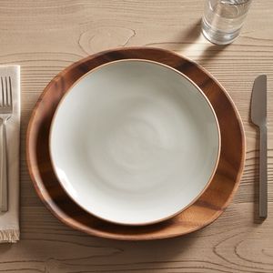 Assiette de service en bois de haute qualité, 100% naturelle, taille personnalisée - Product Image 3