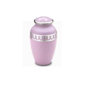 Urna de cremación de latón gris Premium para mascotas Diseño de estilo americano con estampado floral Urna de crematorio de recuerdo de metal - Product Image 3