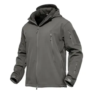 Benutzer definiertes Logo Männer Wind Breaker Jacke Bomber Kunden spezifisches Design Voll geschützter Kampf Jacken mantel mit abnehmbarer Kapuzen jacke