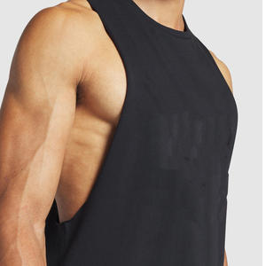 Vente en gros de débardeurs Dryfit avec logo personnalisé pour hommes maillots de sport, musculation, gymnastique et course à pied, style décontracté Stringer - Product Image 2