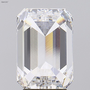 F Color VS1-diamante Labgrown pulido, Esmeralda en forma de HPHT-CVD, joyería de Diamante Suelto - Product Image 2