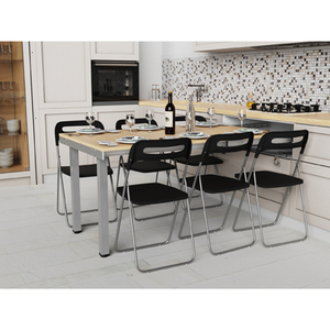 รางเลื่อนโต๊ะอลูมิเนียมแบบปรับเปลี่ยนได้ทันสมัย ความยาว 1500 มม. รับน้ำหนักได้ 80 กก. สำหรับห้องนอน ห้องนั่งเล่น ห้องครัว และห้องรับประทานอาหาร - Product Image 4