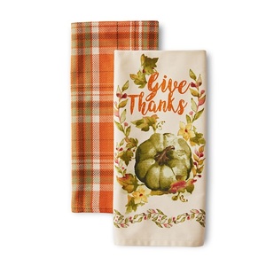 เครื่องดื่มพิมพ์มีความสุขฟักทองฤดูกาลเครื่องเทศถ้วยกาแฟพิมพ์ผ้าผ้าขนหนูครัว - Product Image 4