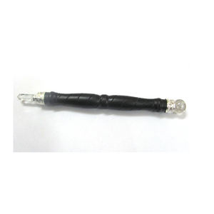 Varita curativa de 7 Chakras al mejor precio, palisandro de cristal tallado con piedra preciosa grabada y Jade Feng Shui estilo amor y Chakra - Product Image 1