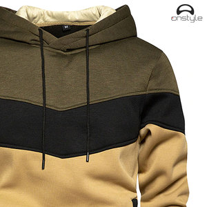 Sudadera con Capucha de Invierno para Hombre, Nueva Moda, Manga Larga, Cuello Redondo, Color Sólido, Estilo Casual Urbano, 100% Poliéster, Personalizable, Impermeable - Product Image 2