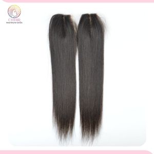Perruque avec Lace Closure 2x4 Remy, haut de gamme, 100% - Product Image 2