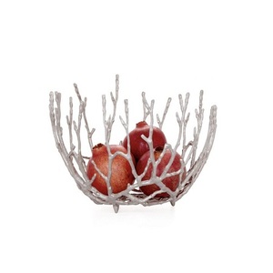 Tazón para Servir Frutas de Color Plateado Metálico, Tazón Decorativo Redondo de Calidad Premium para Alimentos, del Fabricante en India - Product Image 5