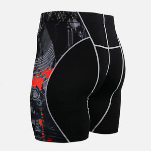 Pantalones cortos de compresión BJJ personalizados para hombre, 100% de poliéster, pantalones cortos deportivos de compresión con cintura elástica sin costuras para hombre, ropa deportiva Unisex para hombre - Product Image 6