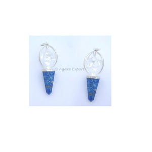 Merkaba étoile Agate pendule pendentifs sculpté à la main Feng Shui amour gravure pierres précieuses pendentifs de guérison décoration de la maison en gros - Product Image 1