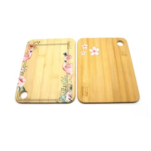 Wholesales UV Print bamboo wooden cutting board UV printing cheese board