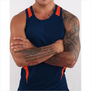 Débardeur de sport pour hommes, haut à coupe ample, pour la musculation et l'entraînement, séchage rapide, nouveau, 2020 - Product Image 4