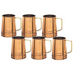 Best Selling Copper Moscow Mule <b>Mug</b> Beer and Wine Drinking Copper <b>Mug</b> Best Quality Handheld Copper <b>Mug</b> Wholesale - Product Image 5