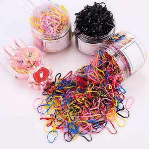 100% Natural Durable Wide Hair <b>Rubber</b> Bands with Cutting Service for Girls - Product Image 4