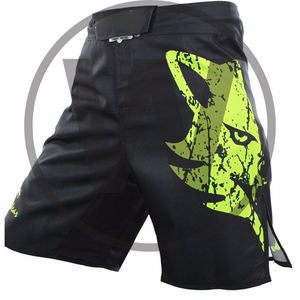 En blanco personalizado poliéster sublimado diseño libre mma pantalones cortos para hombres Spandex/poliéster - Product Image 1