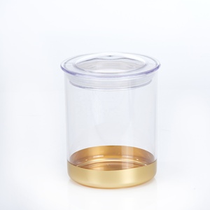 [Holar] ไต้หวันทำภาชนะเก็บพลาสติกสีทอง - Product Image 3