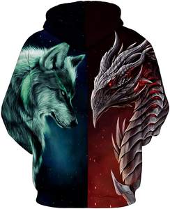 Sweat à capuche pour hommes, sweat-shirt unisexe de haute qualité, personnalisé, Hip-Hop, imprimé 3d, - Product Image 2