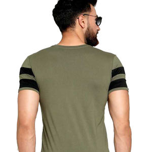 Camiseta personalizada 100% algodón con cuello redondo para hombre, ropa de calle de gran tamaño de calidad de lujo, camiseta en blanco, Material de poliéster/algodón - Product Image 5