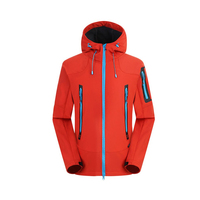 Großhandel Winter-Segelkleidung Outdoor Herren Wasserdichte Kapuzenjacke Softshell mit Stehkragen Stickerei Übergröße Hochwertig