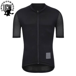 UNIQUE GYM WEAR Jersey de Ciclismo Personalizable para Hombre, Manga Corta, Anti-UV, Transpirable, de Secado Rápido, 100% Algodón, Diseño con Cierre Completo - Product Image 5