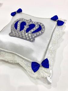 เบาะนุ่มสบายพกพาได้,อุปกรณ์เสริมสำหรับห้องเด็กอ่อนเบาะสีน้ำเงิน - Product Image 2