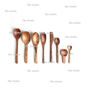 Ensemble de couverts en bois de qualité supérieure pour mariage, fête ou événement, couleur marron, prix de gros - Product Image 1