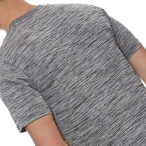 Camisetas de hombre de manga corta de algodón casual de verano ropa de gimnasio transpirable de calidad superior color gris último diseño precio al por mayor camisetas de hombre - Product Image 4