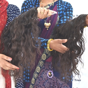 Cabello Humano Frontal 13x4 Ondulado de Aspecto Natural Sin Procesar de la Mejor Calidad, Virgen, con Cutícula Alineada, Fabricado en India para Exportación - Product Image 6