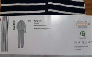 Combinaison-pantalon d'été pour femme à manches longues, taille élastique, rayée et imprimée, avec poches, de marques Leftover Apparel - Product Image 4