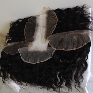 Mềm HD 100% tóc con người cho ren phía trước đóng cửa tay gắn bó ren trong suốt lỏng sóng sâu tự nhiên/tối cao sóng phong cách - Product Image 3