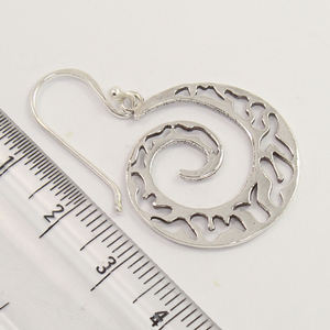 Pendientes hechos a mano para mujer, regalo para ella, superventas, 100% Natural, 925, ajuste de bisel de plata esterlina, gota y colgante - Product Image 2