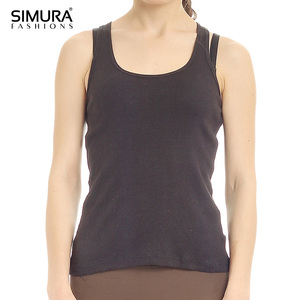 New Design <b>High</b> Quality Custom Logo Comfortable Athletic Yoga Fitness Women's Tank <b>Tops</b> Custom OEM ODM New Trending - Product Image 2