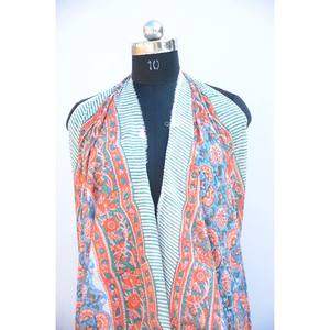 Paréo en pur coton pour femmes, vêtement de plage, création Designer, imprimé Floral, rouge, Lingerie, taille libre, paréo - Product Image 2