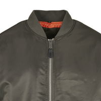 Venta al por mayor Stain Blank Men Bomber Pilot Jacket Nylon