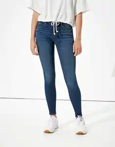 New Arrival Exclusive Super Skinny Blue Wash Jeans Customized Women Jeans By Truth International