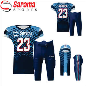 Maillots de football américain de style nouvelle saison, personnalisés, bon marché, authentiques, cousus, uniformes de football américain - Product Image 1