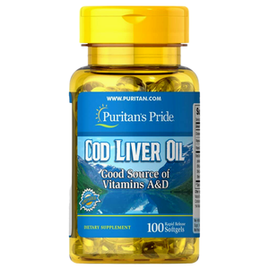 批发清教徒的骄傲鱼肝油415毫克100软胶囊维生素a & d美国制造