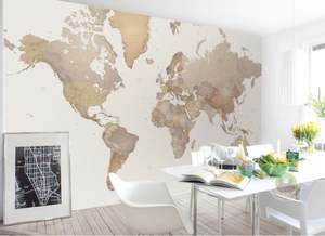 Papier peint mural de <span class=keywords><strong>carte</strong></span> <span class=keywords><strong>du</strong></span> <span class=keywords><strong>monde</strong></span>, service personnalisé, papier peint mural de <span class=keywords><strong>carte</strong></span> - Product Image 4