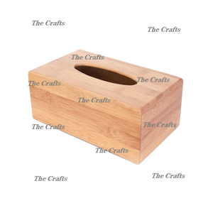 Ensemble de trois boîtes à mouchoirs de tailles et formes différentes, boîte à mouchoirs en bois faite à la main pour accessoires de table - Product Image 3