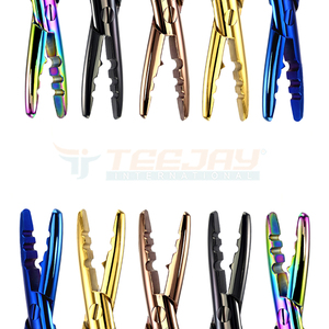 TEEJAY-Alicates de extensión de cabello n. ° 15078, 5 pulgadas, con mango dorado, extensiones de cabello sin procesar de Malasia - Product Image 6