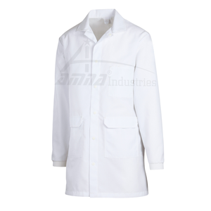 Suministros Médicos completa décimo bata de laboratorio Venta de fábrica de laboratorio con manga larga para los hombres - Product Image 6