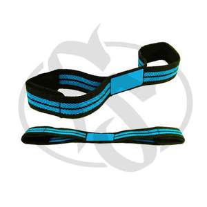 Correa de cuero de algodón de alta calidad para gimnasio, entrenamiento físico, logotipo personalizado para levantamiento de pesas - Product Image 3