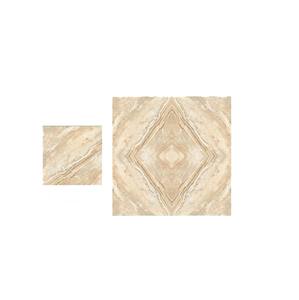 40x40cm กระเบื้องปูพื้นเซรามิกสีเหลืองอ่อนได้รับการออกแบบ - Product Image 1