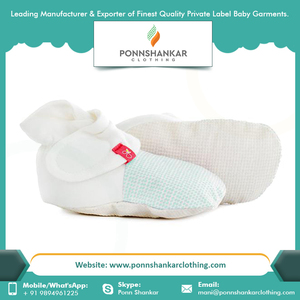 Wholesale Price Baby <b>Booties</b> 100% Organic Cotton Newborn Baby Girls Baby <b>Booties</b> - Product Image 3